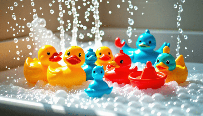 Jouets De Bain Marsupilami – Plastoy – Lot De Figurines Flottantes Pour Le Bain Des Enfants Cadeau Bébé